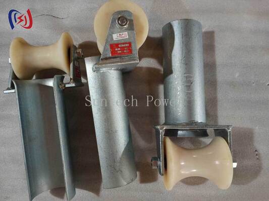 Professional D Series Cable Protection Roller ngăn ngừa tổn thương áo khoác cáp Giảm kéo ma sát Xây dựng bền