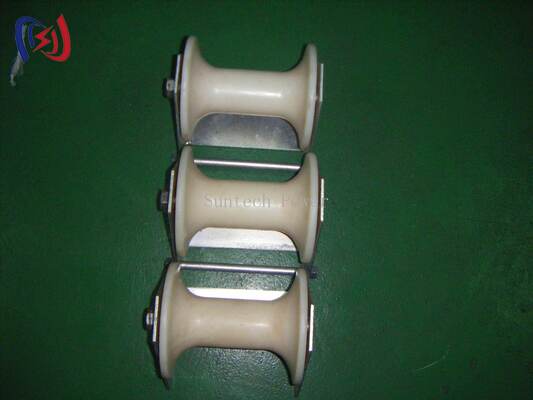 Chuyên nghiệp 10-20KN Đánh giá tải Cable Pithead Roller cho 80-160mm Cáp với thiết kế chống ăn mòn