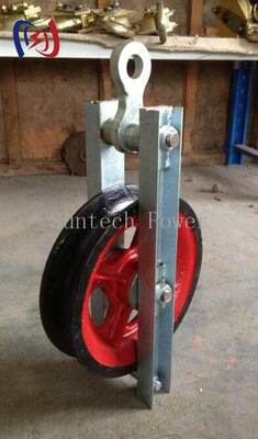 300KN tốc độ cao xoay pulley với thép Sheave giảm ma sát