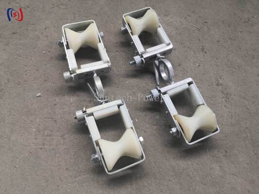 Khối ròng rọc đôi để thay thế OPGW | Ròng rọc nhẹ 2KN để bảo trì đường dây truyền tải