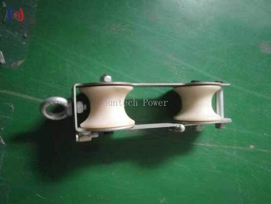 Khối ròng rọc đôi để thay thế OPGW | Ròng rọc nhẹ 2KN để bảo trì đường dây truyền tải
