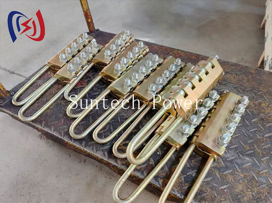 Bolt Type Anti Twist Steel Rope Gripper Come Along Clamp 20-100KN cho dây chuyền truyền dẫn với đường kính 7-24mm