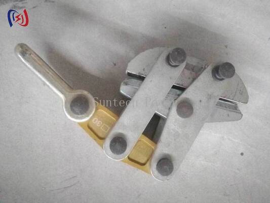Anti Twist Steel Rope Gripper Come Along Clamp 50-200KN cho dây chuyền truyền tải 11-30mm