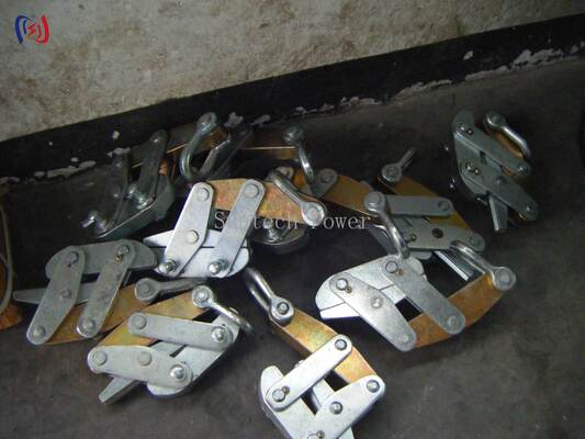 Anti Twist Steel Rope Gripper Come Along Clamp 50-200KN cho dây chuyền truyền tải 11-30mm