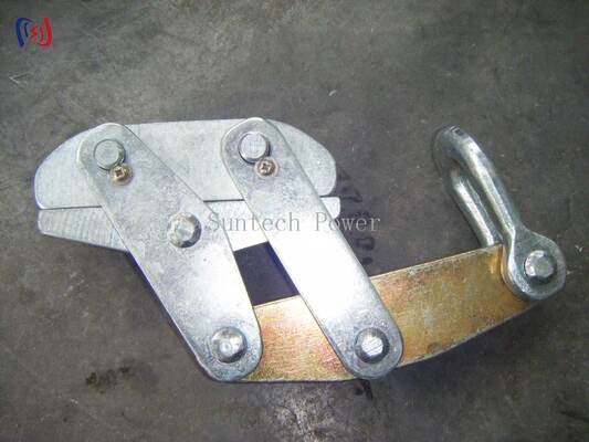 Anti Twist Steel Rope Gripper Come Along Clamp 50-200KN cho dây chuyền truyền tải 11-30mm