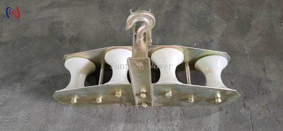 OPGW Stringing Block với tải trọng định số 10KN R570 Radius Bend cho lắp đặt cáp quang