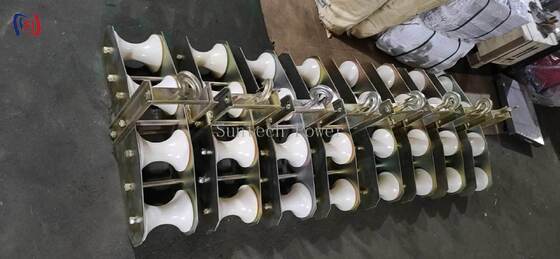 OPGW Stringing Block với tải trọng định số 10KN R570 Radius Bend cho lắp đặt cáp quang