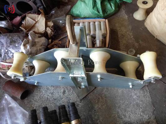 OPGW Stringing Block với tải trọng định số 10KN R570 Radius Bend cho lắp đặt cáp quang