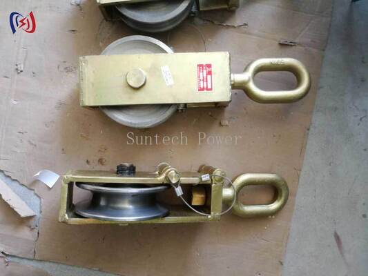 Khối dây dẫn với tải trọng định số 30-80KN và đường kính 140-180mm cho công việc đường dây trên không