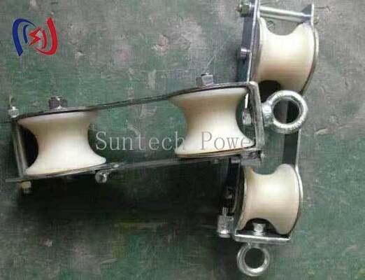 OPGW Stringing Block với tải trọng 2KN cho lắp đặt cáp sợi quang và thiết kế double sheave