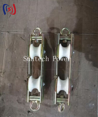 OPGW Stringing Block với tải trọng 2KN cho lắp đặt cáp sợi quang và thiết kế double sheave