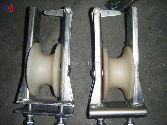 Khối dây đai đai hai cho các dây dẫn 25-400mm với tải trọng 5-20KN và khung thép kẽm