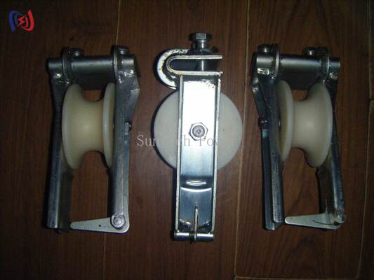 Khối dây đai đai hai cho các dây dẫn 25-400mm với tải trọng 5-20KN và khung thép kẽm