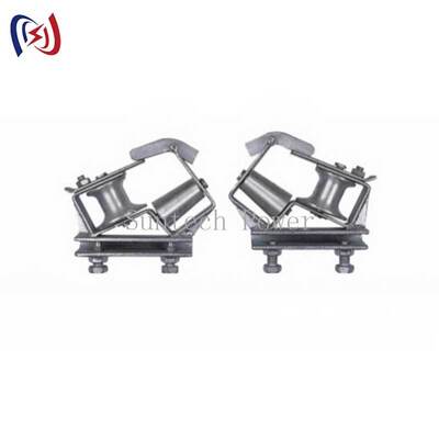 5KN Đánh giá Trọng tải Skyward Corner Stringing Block để ngăn chặn Cable Jump-Out và Ultra-Lightweight Overhead Line Angle Tower Cable Pulling