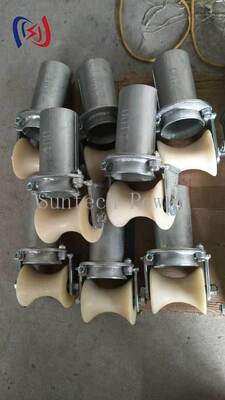 80-200mm Cable Roller Pulley chống ăn mòn có thể khóa để bảo vệ lối vào ống