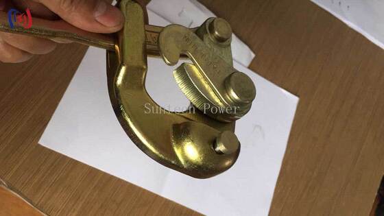 Universal Wire Rope Gripper Come Along Clamp với 10-30KN Đánh giá tải cho 4-32mm đường kính dây rèn từ thép hợp kim