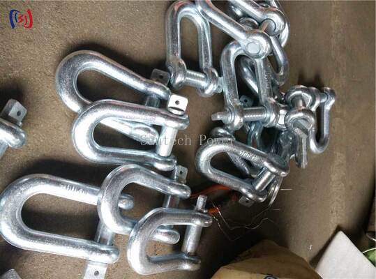 Tải Cẩu Thép Hợp Kim Có Khóa Chốt và Mạ Kẽm Nhúng Nóng cho Tải Trọng Định Mức 300KN