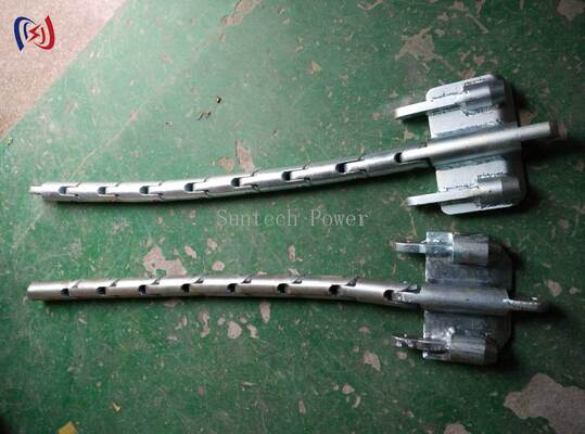 Tấm đầu hợp kim nhôm cường độ cao cho dây dẫn bó đôi với tải định mức 80-180KN và xử lý bề mặt anodized
