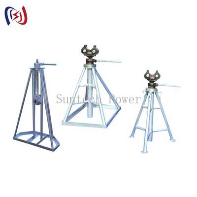 Đứng cuộn đơn giản hạng nặng với tải trọng định số 10-50KN và điều chỉnh chiều cao 450-1300mm cho cuộn cáp