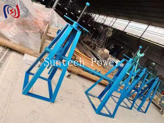 Đứng cuộn đơn giản hạng nặng với tải trọng định số 10-50KN và điều chỉnh chiều cao 450-1300mm cho cuộn cáp