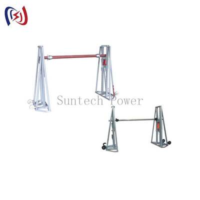 Chân đỡ cuộn cáp mạ kẽm Tải trọng 50-300KN Đường kính trống 2400-5000mm