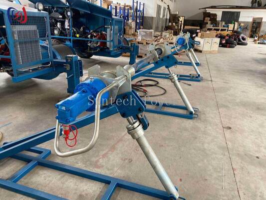Giá đỡ cuộn dây dẫn thủy lực với trọng lượng cuộn tối đa 5000-7000kg và tốc độ tối đa 45 vòng/phút để căng dây trên không