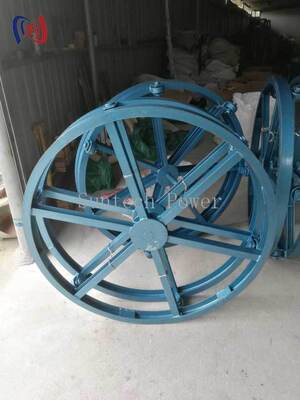 Đứng quay dây cáp dọc 10-70KN 500-1500mm Đứng trống dây dẫn tiết kiệm không gian
