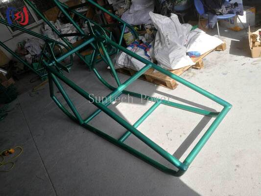 Đứng dây thừng thép galvanized hạng nặng với lắp ráp mô-đun và xoay vòng vòng bi kín để lưu trữ dây thừng công nghiệp
