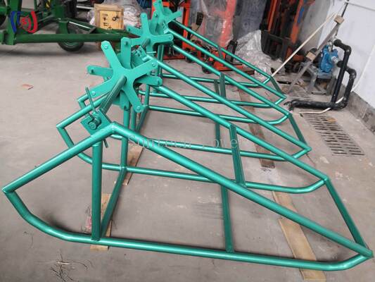 Đứng dây thừng thép galvanized hạng nặng với lắp ráp mô-đun và xoay vòng vòng bi kín để lưu trữ dây thừng công nghiệp