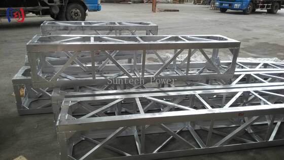 Cột Gin Lattice mô-đun với lớp phủ chống ăn mòn cho việc xây dựng tháp điện 8-18m