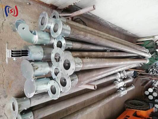 Cột Gin hình chữ A ống với đường kính ống 120x7mm, chiều dài 6-13m và lớp phủ chống ăn mòn cho việc xây dựng tháp truyền tải