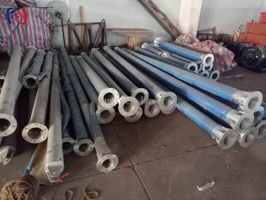 Cột Gin hình chữ A ống với đường kính ống 120x7mm, chiều dài 6-13m và lớp phủ chống ăn mòn cho việc xây dựng tháp truyền tải