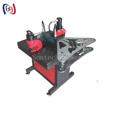 220V Bốn chức năng máy busbar thủy lực với 270KN lực uốn cong để cắt đập và uốn cong