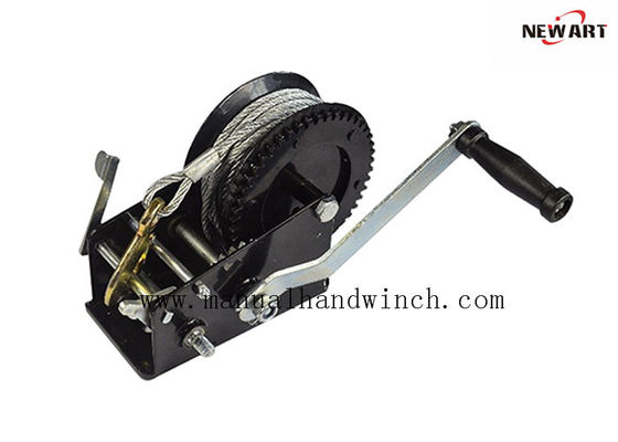 Thuyền điện đen 2500lbs Tời quay tay bằng tay