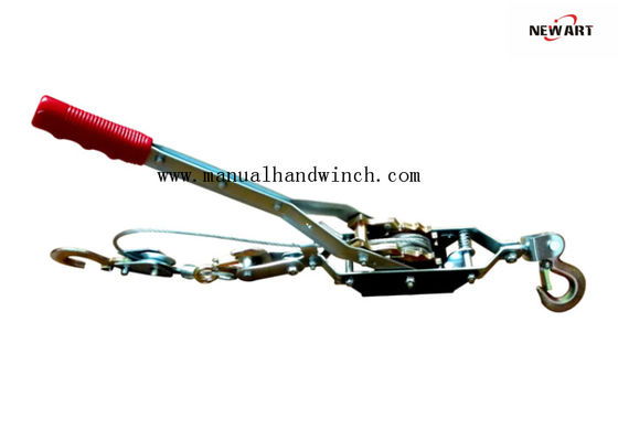 Double Gears 2T Three Hooks Hand Cable Puller NW2T-D3