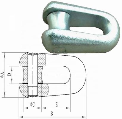 250KN Đầu nối dây cứng cáp chống xoắn Mối nối cố định cho dây thí điểm
