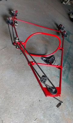 Xe đẩy kiểm tra đường dây trên cao 400mm 500mm 1KN