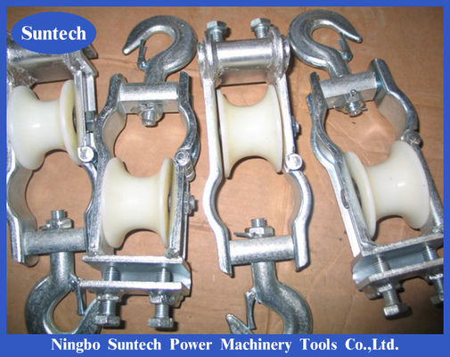 Hook Style Aerial Cable Stringing Khối ròng rọc Khối dây dẫn