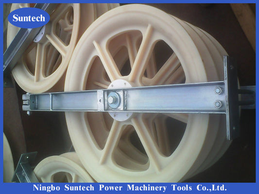 Năm khối ròng rọc dây dẫn nylon cho thiết bị xâu dây