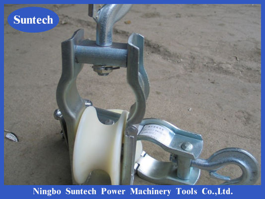 Khối dây ròng rọc dây dẫn gắn trên bánh xe nylon