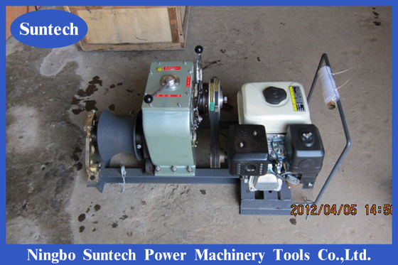 Máy kéo tời kéo cáp động cơ xăng 4 tấn 6HP cho công việc xây dựng