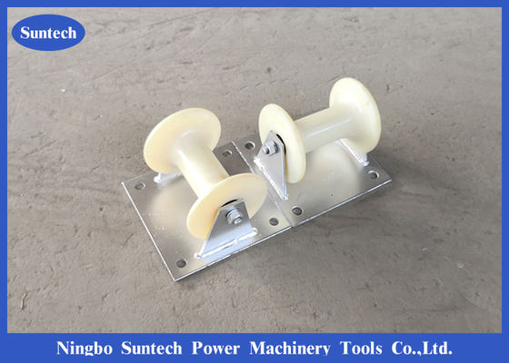 Con lăn cáp điện đường thẳng 5KN rãnh phẳng với tấm thép