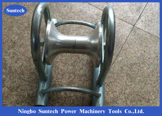 Hợp kim nhôm ISO Cáp nối đất thẳng Con lăn Con lăn Cáp thép Con lăn
