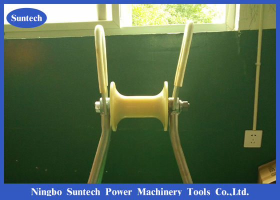 Bánh xe Nylon 10KN Con lăn cáp khung cao để xây dựng điện