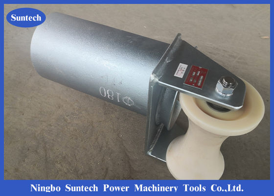 Con lăn cuộn cáp loại chuông 80mm với bánh xe nylon