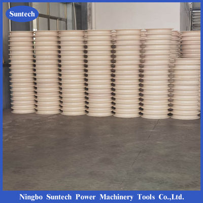 508x100mm MC Bánh xe ròng rọc nylon Khối dây dẫn có vòng bi