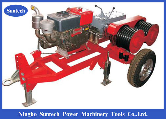 JJCS-50 Tháp lắp động cơ Diesel Máy kéo tời kéo cáp
