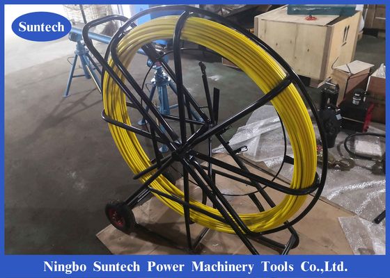 Kỹ thuật điện Cáp sợi thủy tinh Duct Rodder 13mm Có thể theo dõi