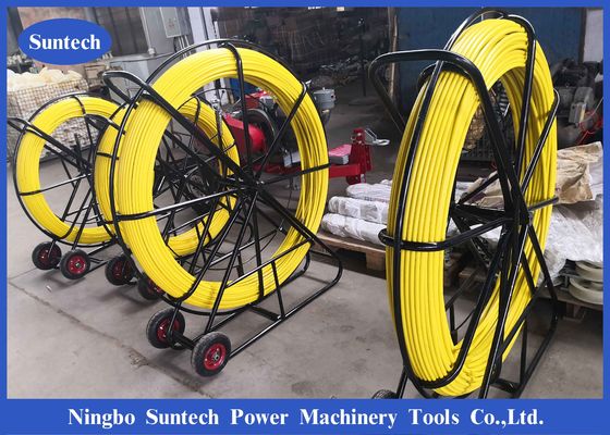 Kỹ thuật điện Cáp sợi thủy tinh Duct Rodder 13mm Có thể theo dõi