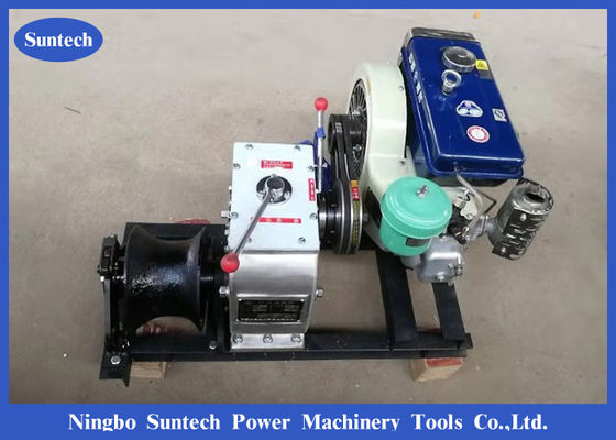 Tời kéo bằng dây đai 5 tấn Tời kéo bằng động cơ Diesel Tời chạy bằng năng lượng